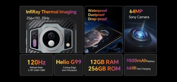 <br />
							OUKITEL WP21 Ultra – защищённый смартфон с Helio G99, 9800 мА*ч, тепловизором и камерой ночного видения<br />
						